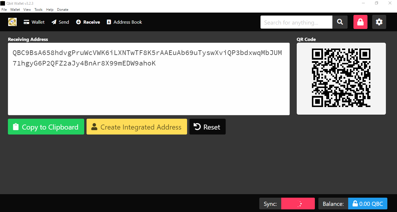 Qbit address